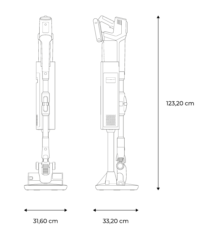 AIWA Vacuum Cleaner ZENKAISUI EVO 7-measures